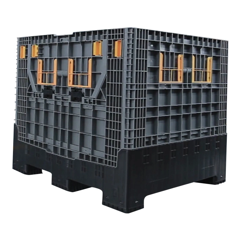 Heavy Duty Large Collapsible Plastic Container Manufacture for Logistic