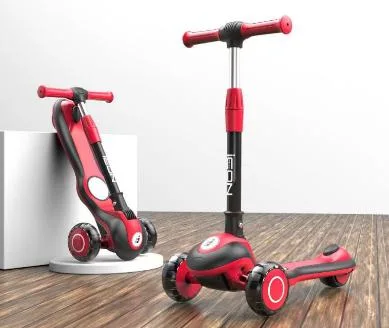 Best-Selling Foldable Children's/Kids Electric Scooter with Music/LED Flash Light for 2-10 Years