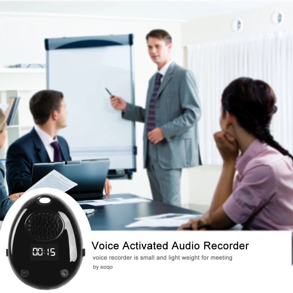 مسجل صوت صغير رقمي مع Voice Actived ومشغل MP3