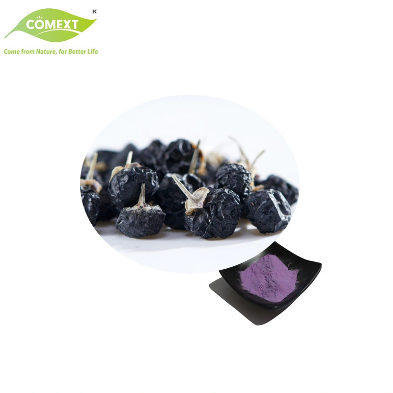 Comext Natural Black Wolfberry Fruit Extract Powder Lycium Ruthenicum Extract 1%~25% Anthocyanin