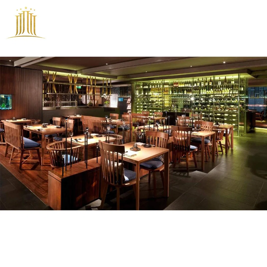 Le restaurant moderne de style fait sur mesure industriel mobilier pour Hôtel 5 Étoiles chaise en bois et de la table
