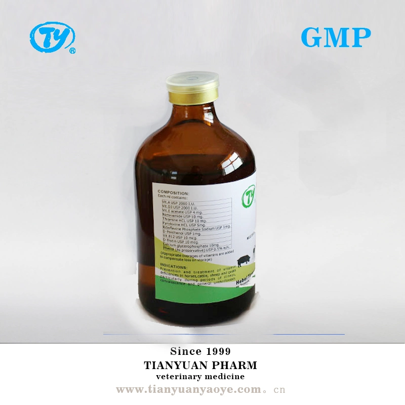 Compound Vitamin Injection Veterinary Medicine for Horse Cattle Goat Pet