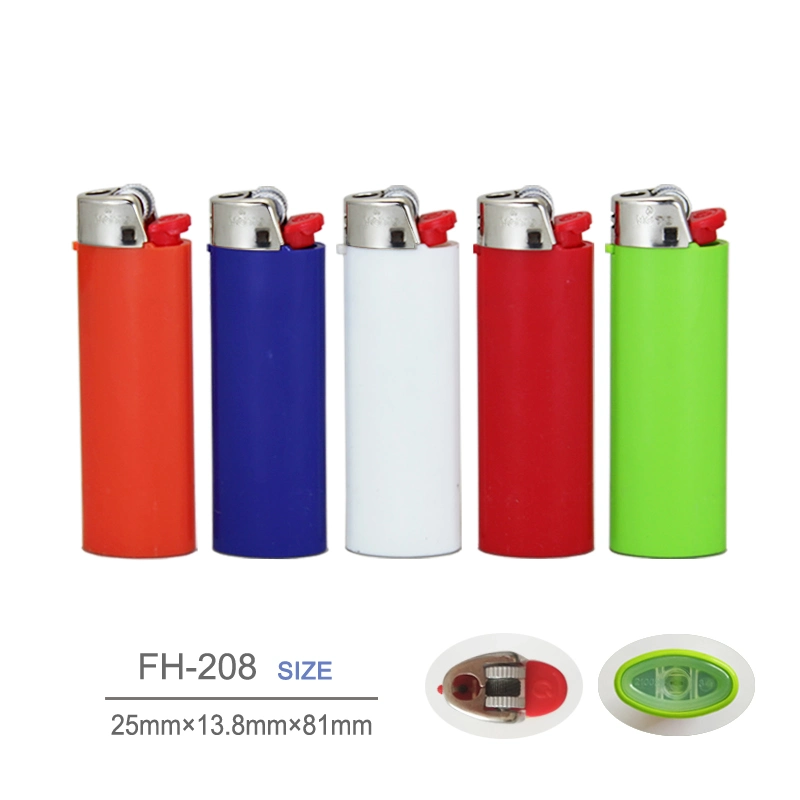 Plastic Cigarette Lighters Disposable Big J25 J26 Lighters Fh-208