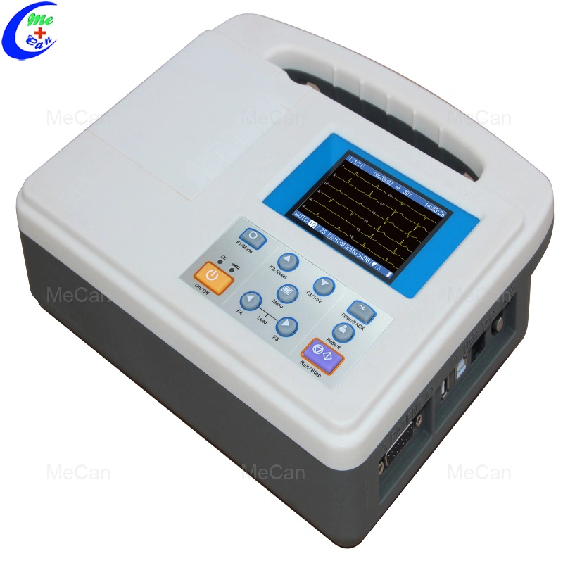 Portable 3 Channel ECG Delicate Design Easy Operate