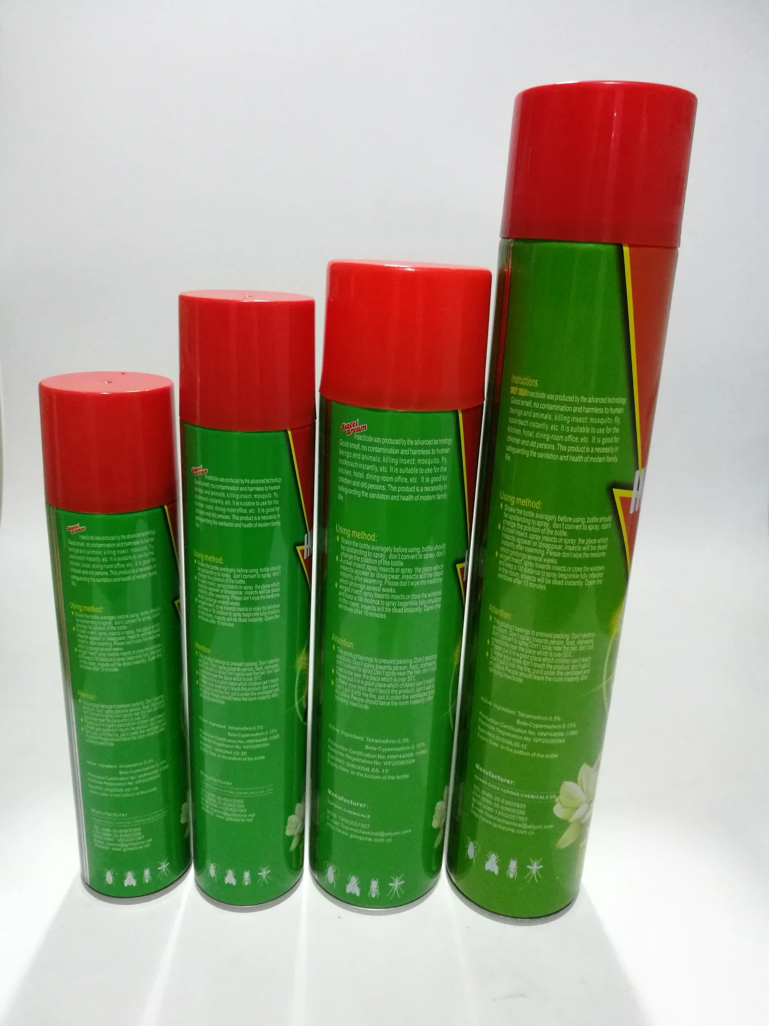 Free Sample Customization Insect Killer Mosquito Repellent Insect Control Insecticide Spray