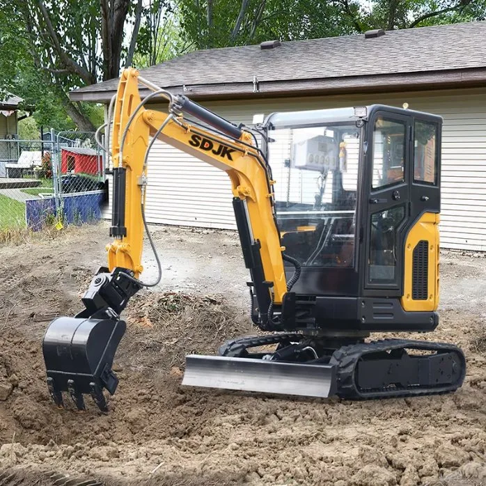 maquinaria de construcción 2.5ton ensacador pequeñas Micro excavadora Mini excavadoras 2500kg.