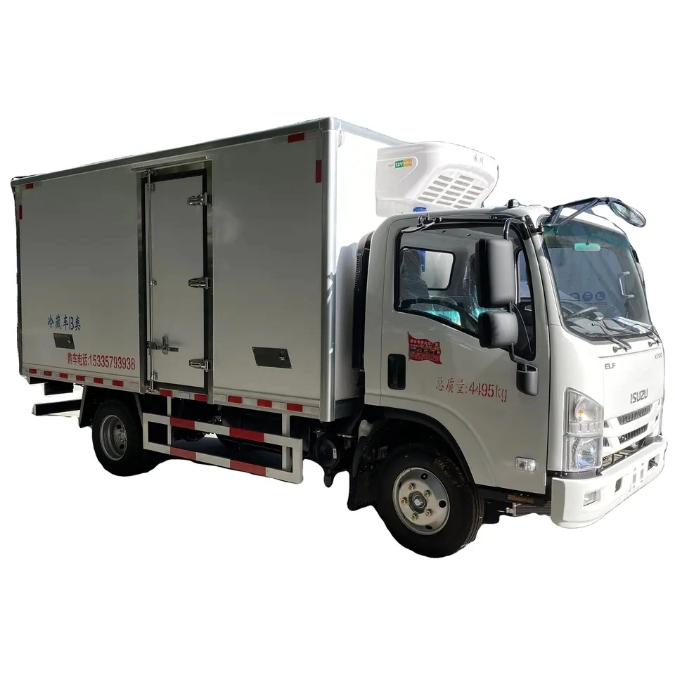 Used Car Cooling Truck Chinese Supply Cheap Light Electric Cold Chain Logistics Vehicle Frozen Small Refrigerated Trucks