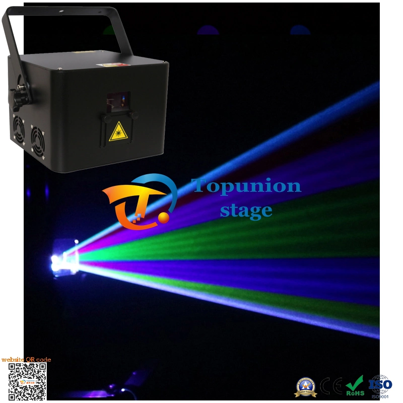 DJ Disco Club Party laser Light eument 2W Full Color Lumière laser animée avec Ilda