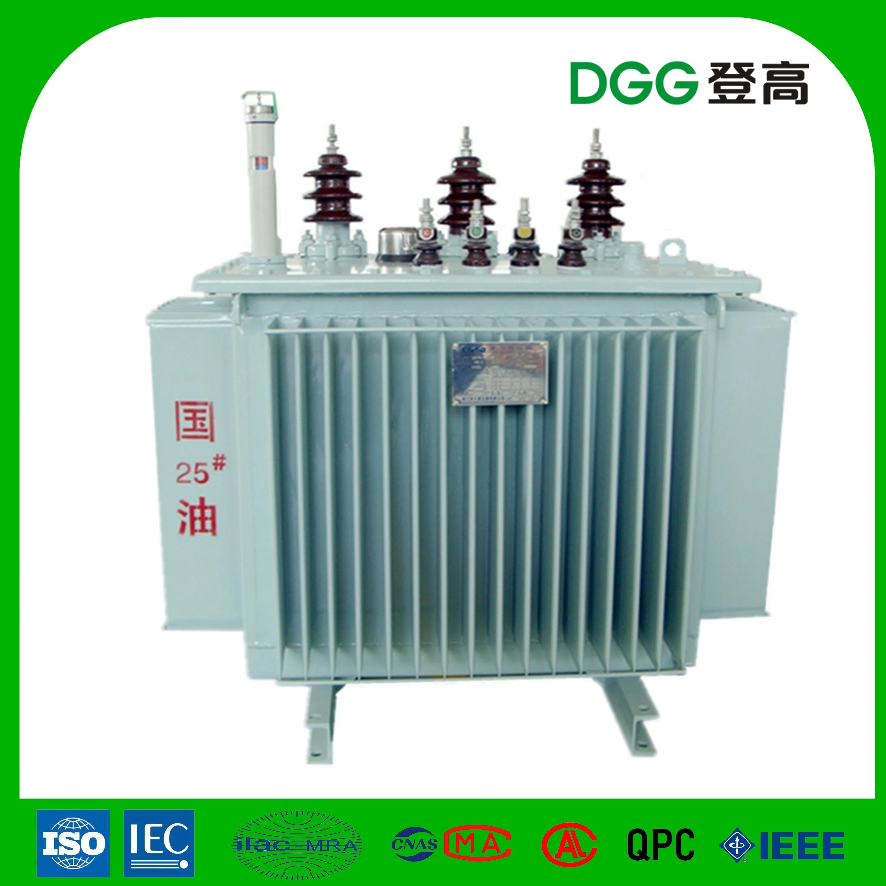 Customized 6.3kv to 33kv Three Phase Oil Filled 500kVA 1mva Power Transmission Distribution Transformer Oil Immersed (Fluid filled)
