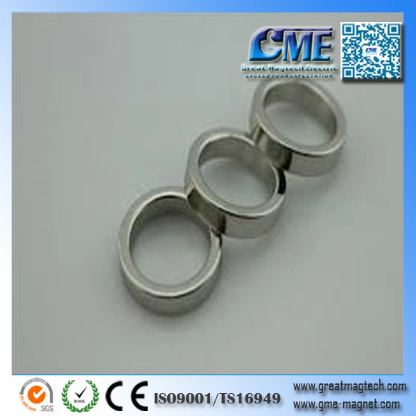 NdFeB N35 Strong Sintered Rare Earth Permanent Neodymium Ring Magnet