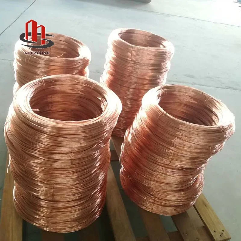 Hot Selling Red/Brass Copper Wire 0.13-6.0mm Pure Electric Wire Direct Sales Low Price Quality