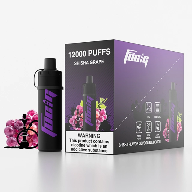 Fucig C12000 Shisha Elektronische Zigarette wiederaufladbare Einweg-Vape 12000 Puffs Dtl-Verdampfungsart