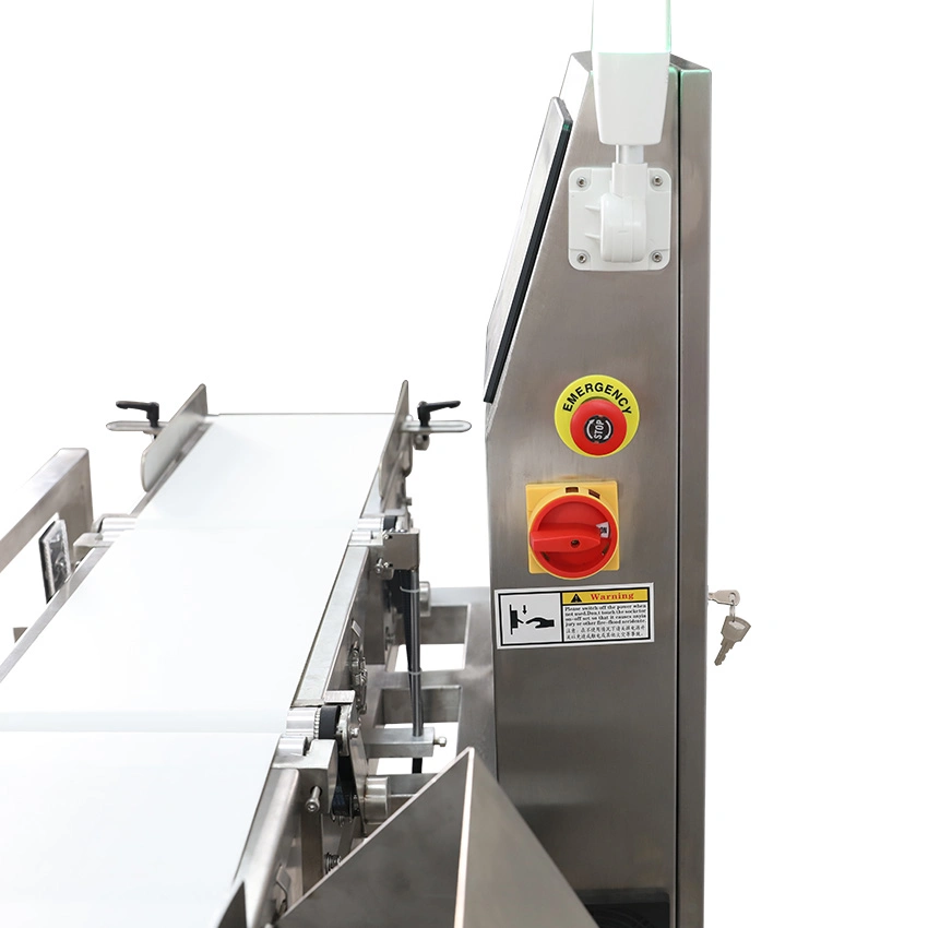 Jindu High Speed Auto Conveyor Check Weigher Meat Fruit Sorterfor Weight Sorting