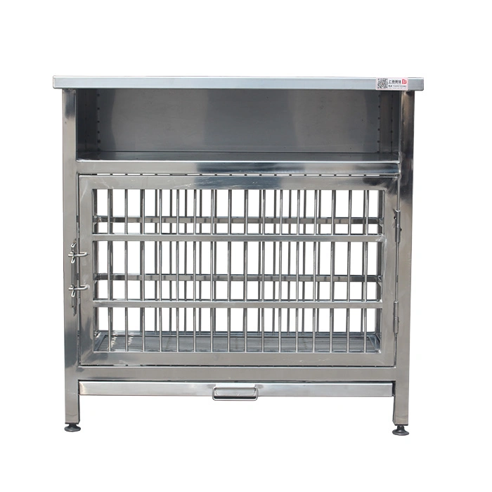 Vet Treatment Table with Cage Pet Beauty Mount Table Veterinary Treatment Dog