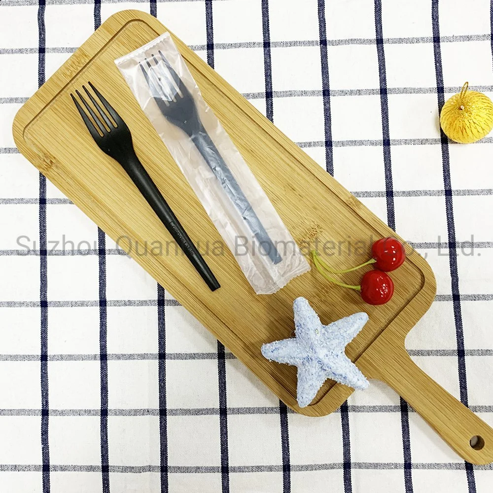 Wholesale/Supplier Bulk Package PLA Biodegradable Knife Fork and Spoon Disposable Cutlery