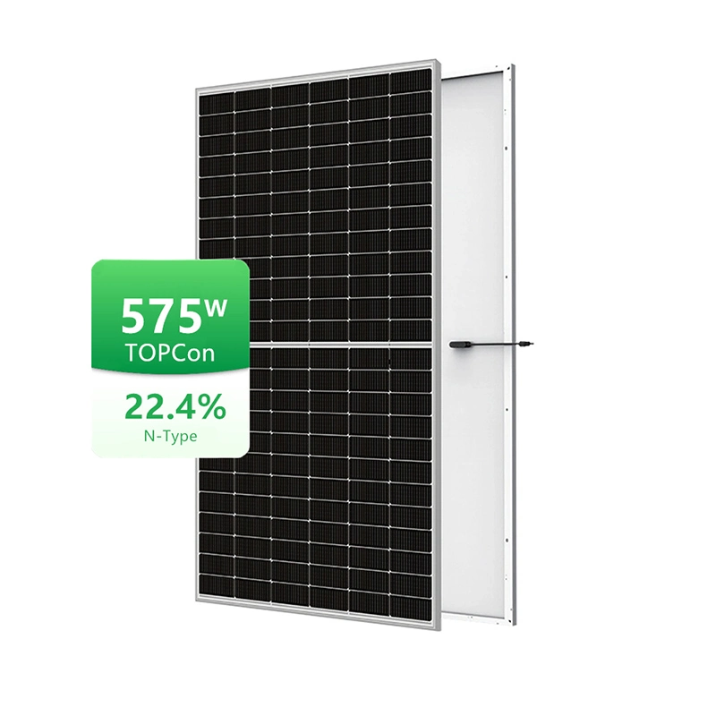 Europa Rotterdam Stock Topcon 570W 580W desde todos los negros del precio del módulo de Energía Solar Fotovoltaica