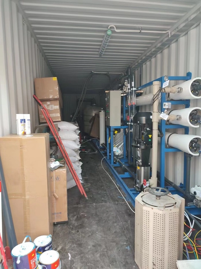 Containerised Sea Water Swro Treatment Plant Containerized Mobile RO Water Treatment Plant