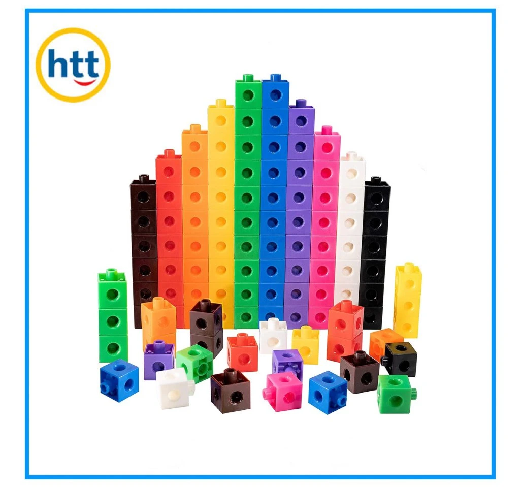 Math Classroom Plastic Building Blocks Math Linking Cubes