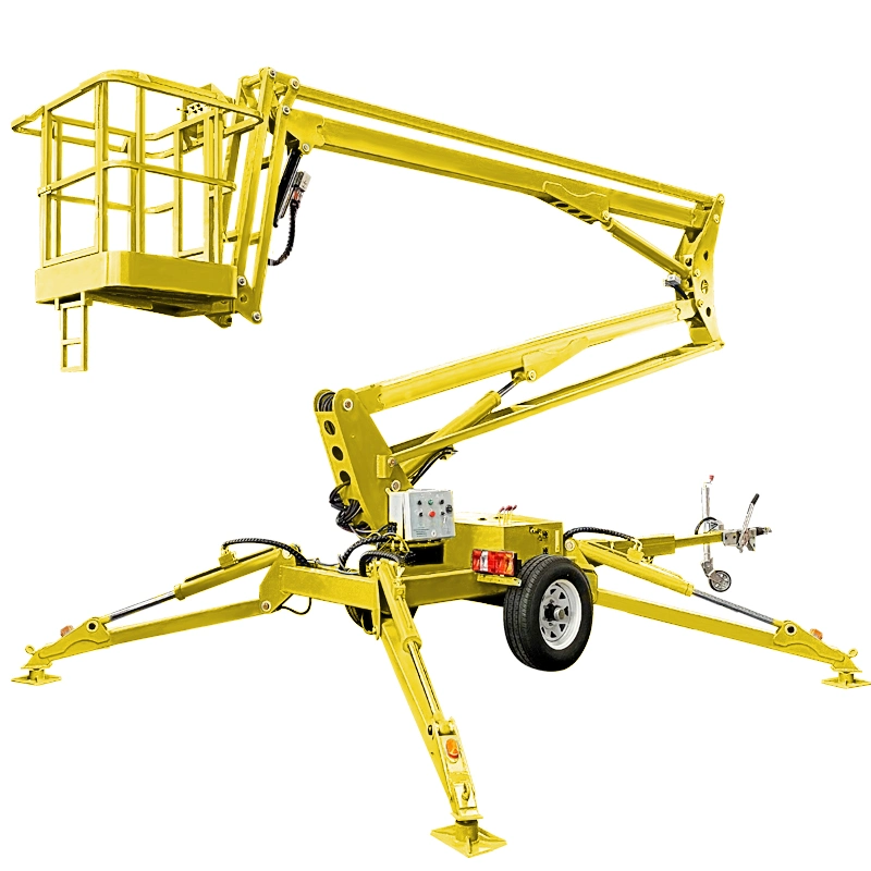 52feet Towable Articulated Boom Lift for Aerial Work