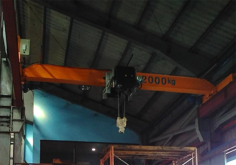 Hoisting Equipment 10 Ton Single Girder Overhead Crane Engineering for Steel Factory