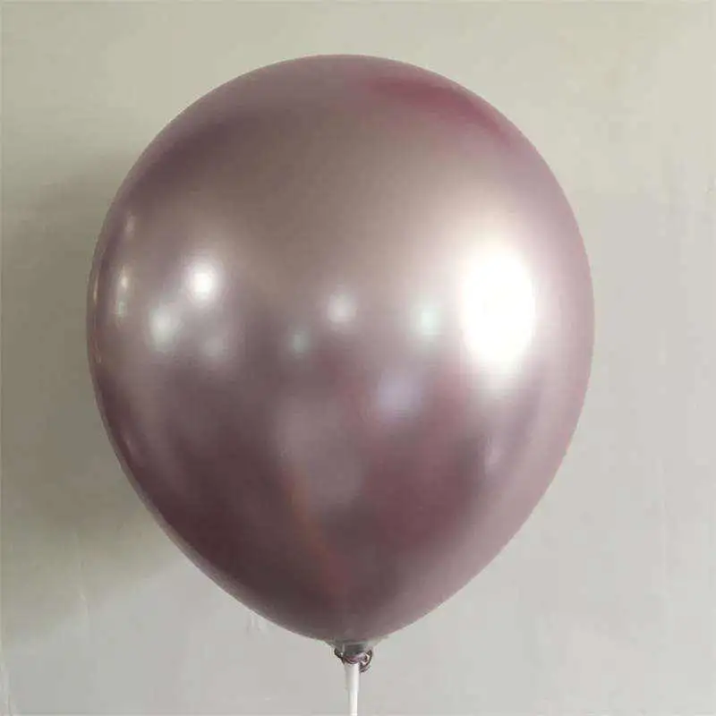 Atacado Balões de 12 polegadas parte fornece decorações Chrome Balloons set Balão de Latex espessado