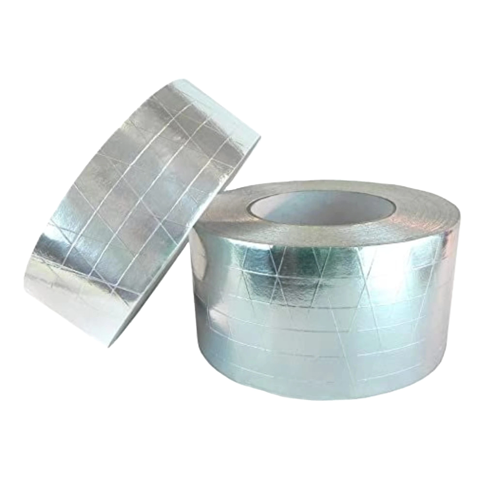 Glass Aluminum HVAC Foil Kraft Paper Aluminium Fiberglass Fireproof Scrim Fsk Tape