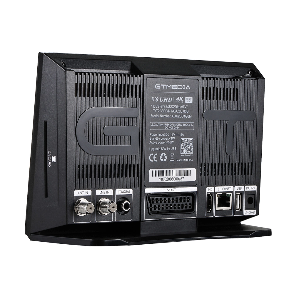 Gtmedia V8 UHD 4K DVB-S2X/T2/Cable J. 83b /ISDB-T/ATSC-C Set Top Box IPTV Satellite TV Receiver