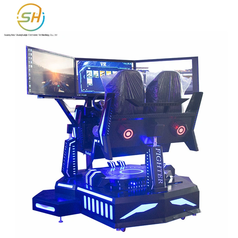 Large Commercial Three-Axis Three-Screen Dynamic Racing Vr Simulation Driving Motion Sensing Game Console Video Game Amusement Equipment