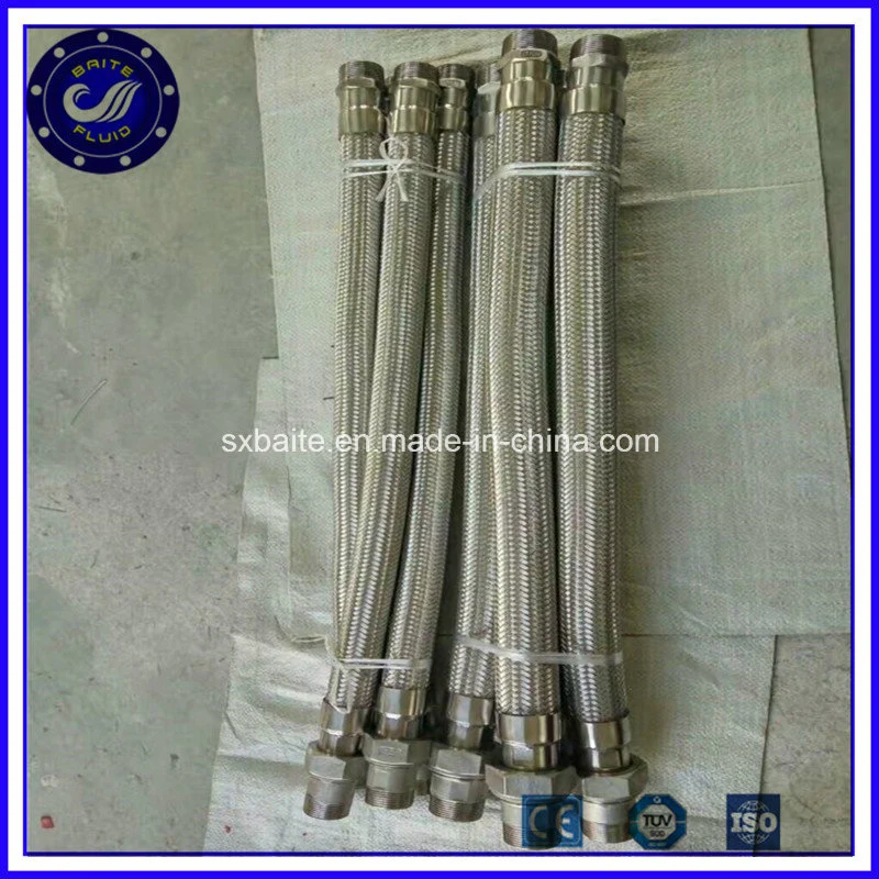 Stainless Steel Braided Flexible Metal Hose with Flanges