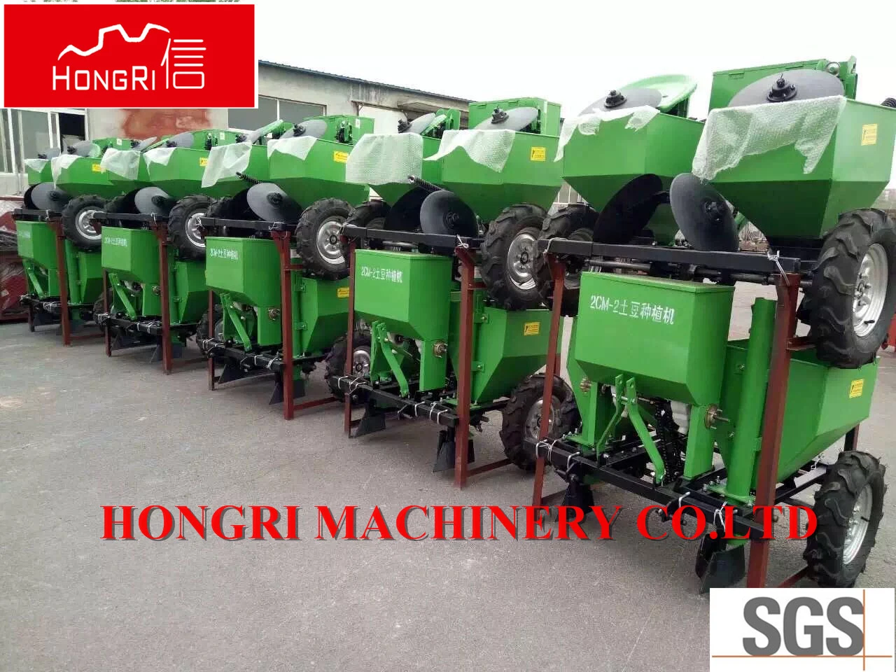 Farm Tractor Mounted Planting & Fertilizing Manuring Sowing Machine Potato Planter