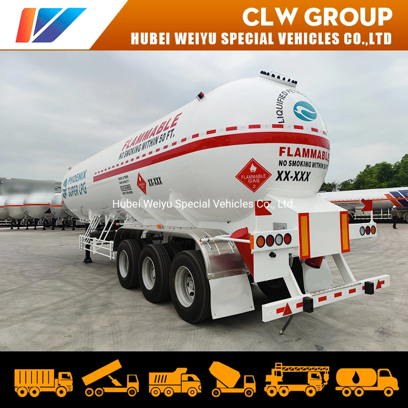 25tonne Semi-Trailer Propane GPL Gaz de cuisine Tanker