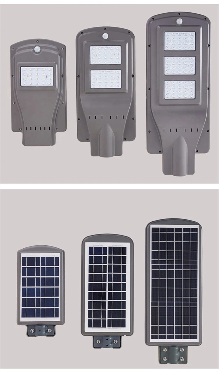 Outdoor 20W 40W 60W Solar Street Light Integrated IP65 LED Lamp