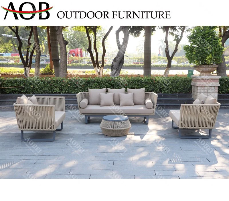 Chinese Modern Outdoor Garden Hotel Patio Resort Leisure Lounge Apartment Sectional Sofa Furniture
