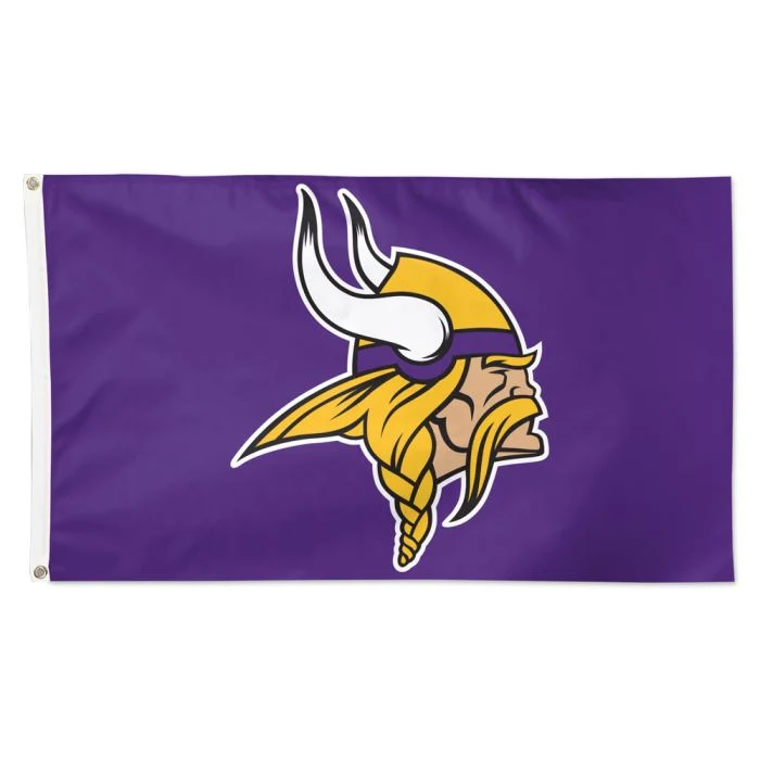 Minnesota Vikings 3X5 Team Flags Football Club Soccer Team Flag FC Indoor/Outdoor Banner Decoration Flags