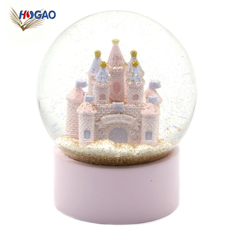 Christmas Valentine's Day Birthday Holiday New Year's Gifts Castle Resin Water Snow Ball