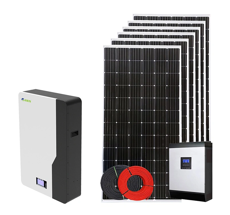 8 كيلو واط كامل محطة تخزين الطاقة الشمسية نظام الطاقة الشمسية جديد المنتجات 2023