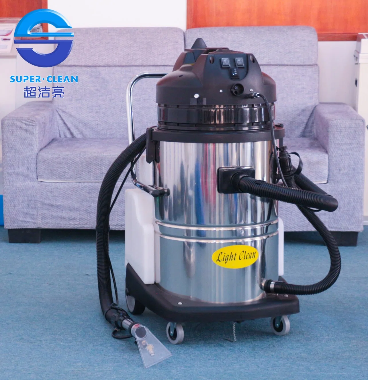 Multi-Purpose 40L Stainless Steel Carpet Cleaner for Hotel