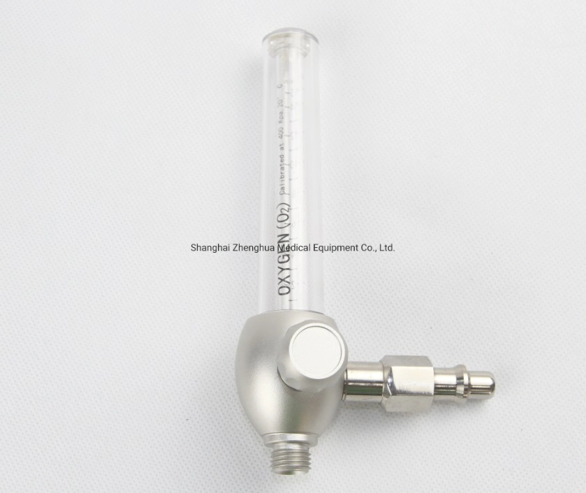 Brass Body Medical Gas Oxygen Flowmeter with Humidifier Bottle for Hospital