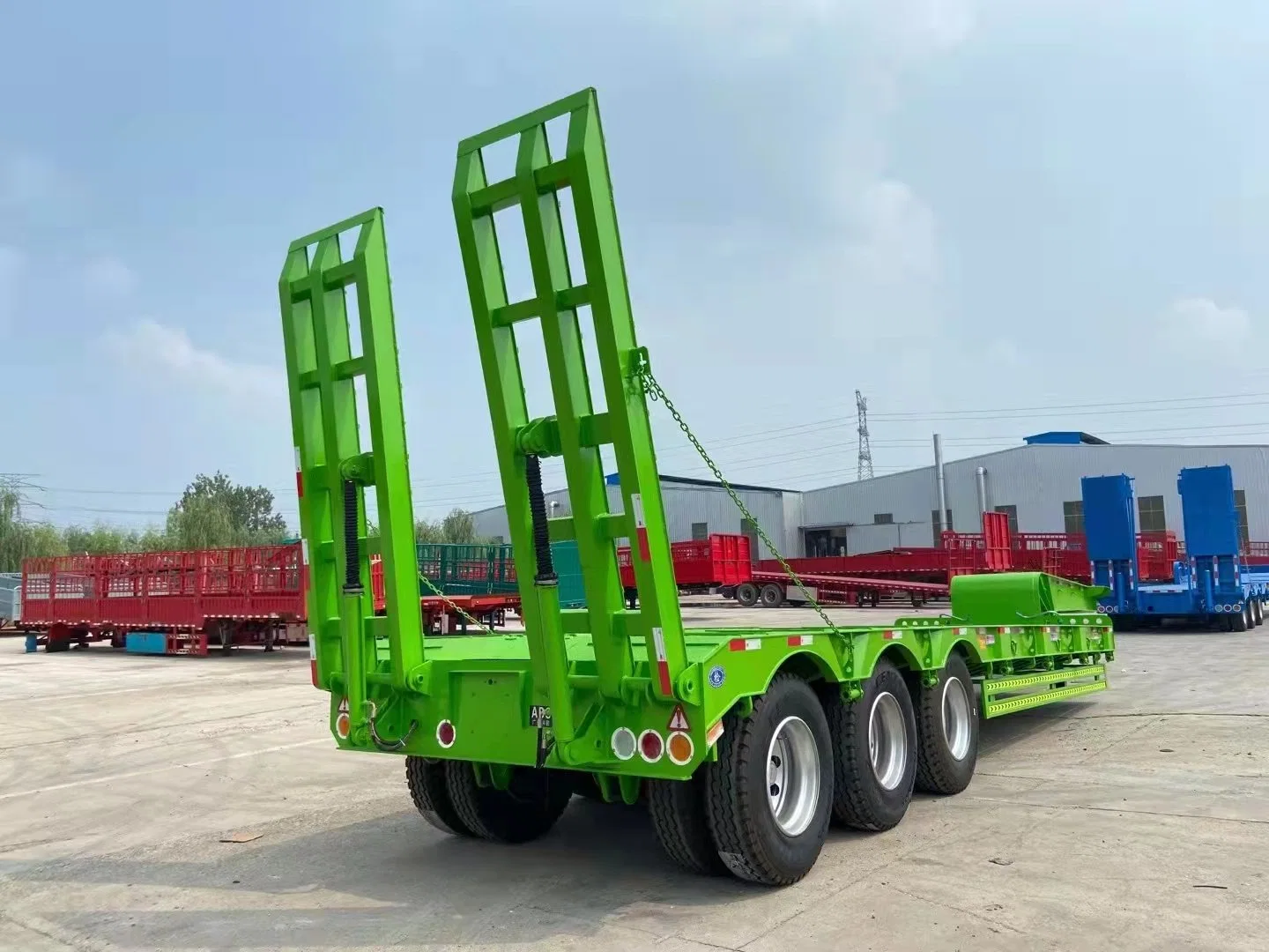 Anton's Main Truck Trailers Goods Transport Vehicles, Gooseneck Low Flat-Panel Semi-Trailer, Full Trailer, Hook Machine Plate Production