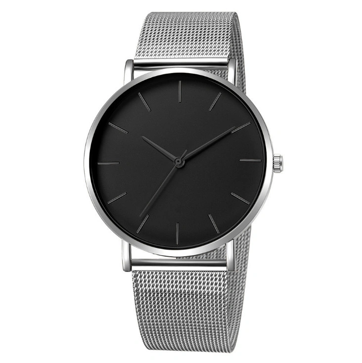 Fashion Network Simple Men&prime; S Watches Lovers&prime; Wholesale/Supplier Stainless Steel Quartz Watches