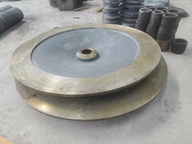 Sand Casting Large Size Cast Steel Valve Cover, Valve Plate Disc