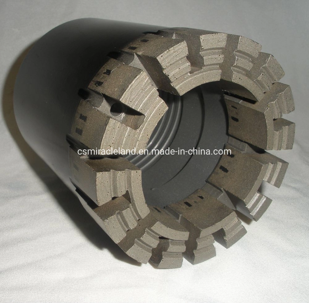 Bq Nq Hq Pq Impregnated Diamond Core Drill Bit for Mining/Mineral Wireline Exploration