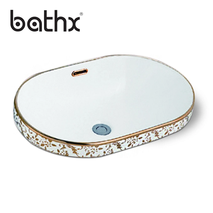 One Piece Bathroom Countertop Sink with Cabinet Unique Round Artistic Wash Basin