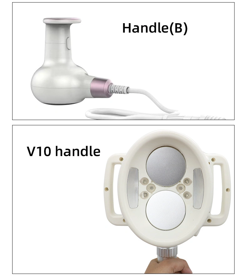 Micro-courant de serrage multifonctionnel RF ultrasons cavitation vide HIFU RF peau Levage perte de graisse corps de raffermissement machine de musculation