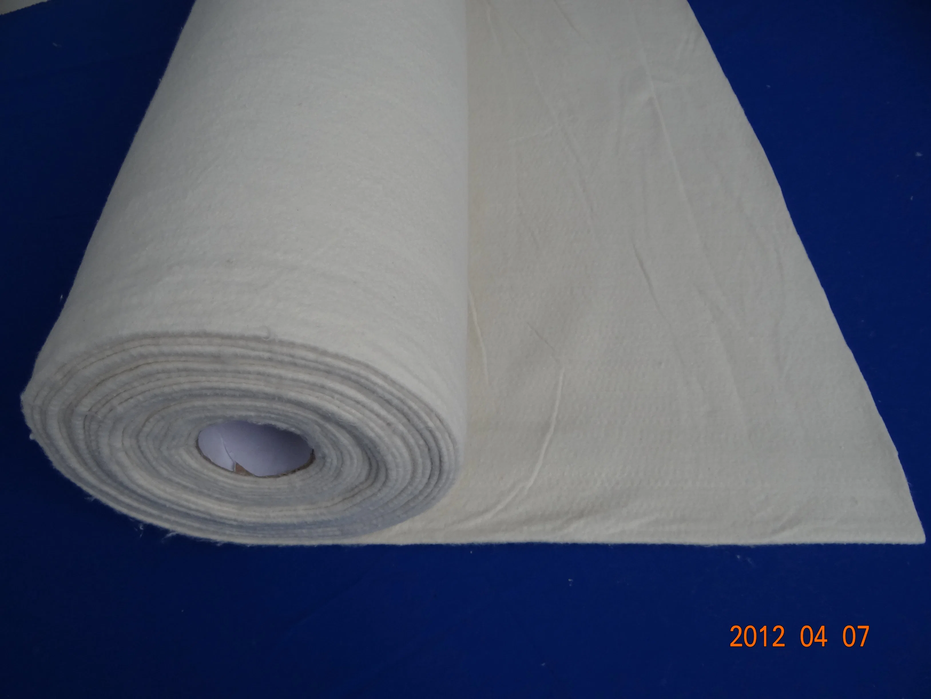 Free Sample 100% Cotton Fiber Wadding with Can Bended with Other Fibers for Home Textile