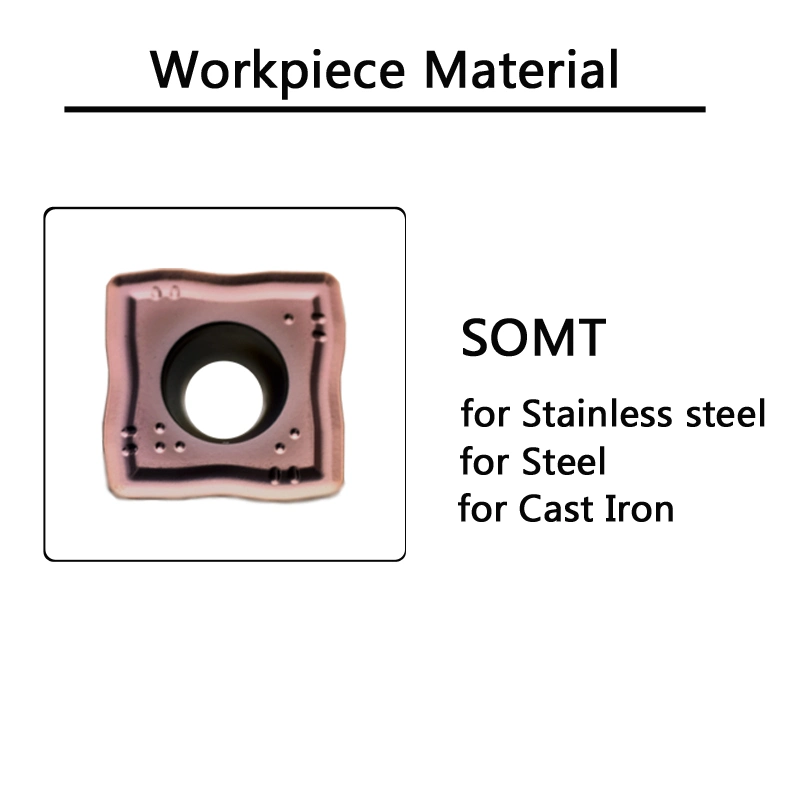 China Factory 10mm-35mm SOMT Serie Wendeschneidplatten U Bohrer-Werkzeug CNC-Schneidwerkzeug