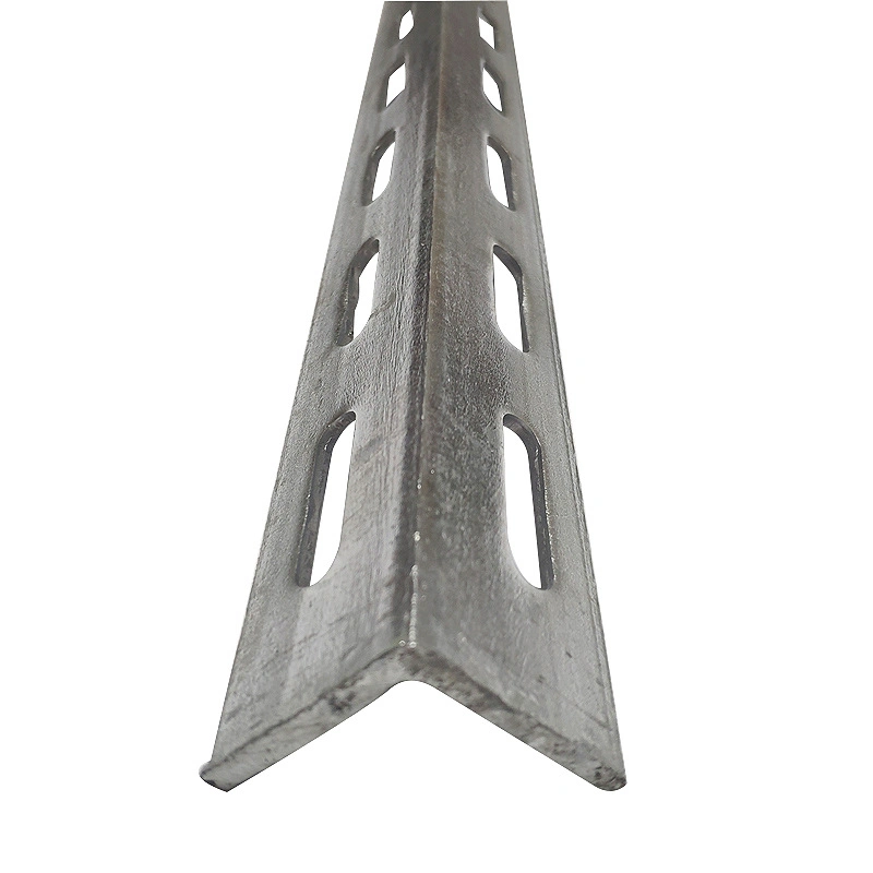 S355 Warehouse Rack Use Gi Perforated Slotted Steel Angle Bar Angle Iron with Holes