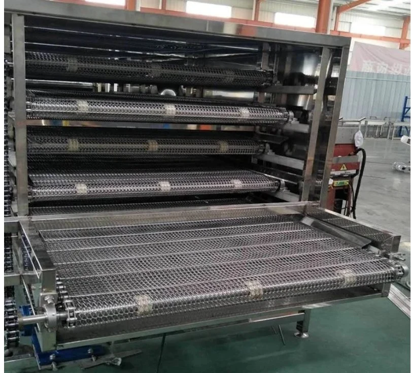 Chain Driven Mesh Belt Stainless Steel Conveyor Belt for Freezer Food Process