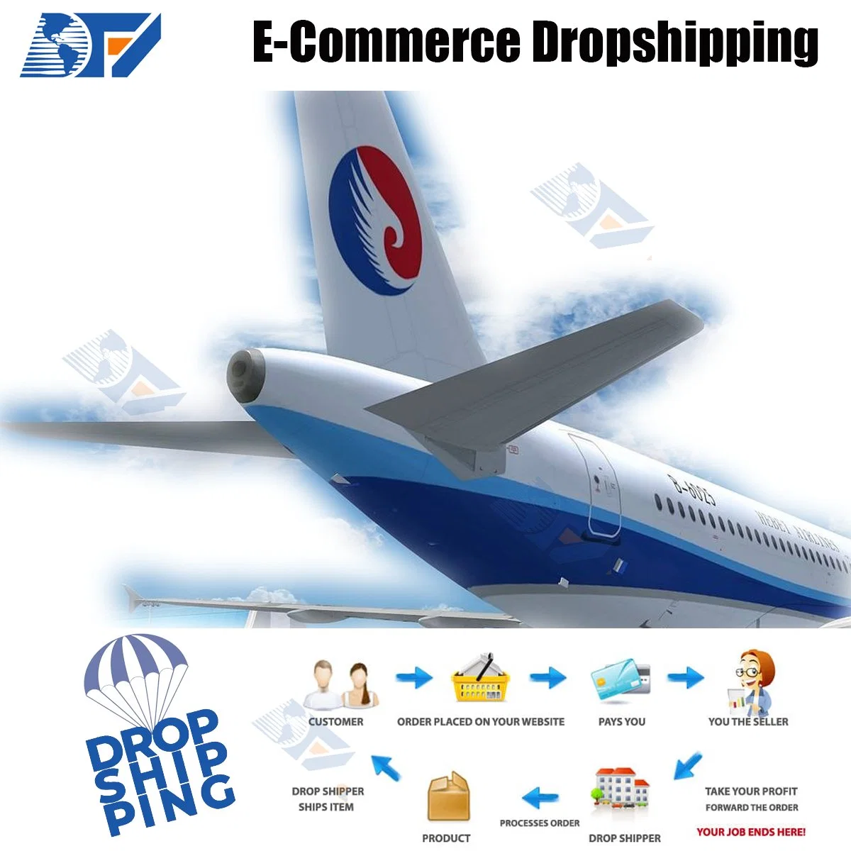 Amazon Shopee Ebay Dropshipping Agent with DHL Express Shenzhen to USA Malaysia Philippines Malta Poland