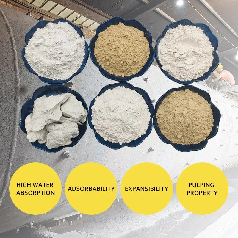 Bentonite White Yellow Powder China Best Price for Rubber Plastic for Sale